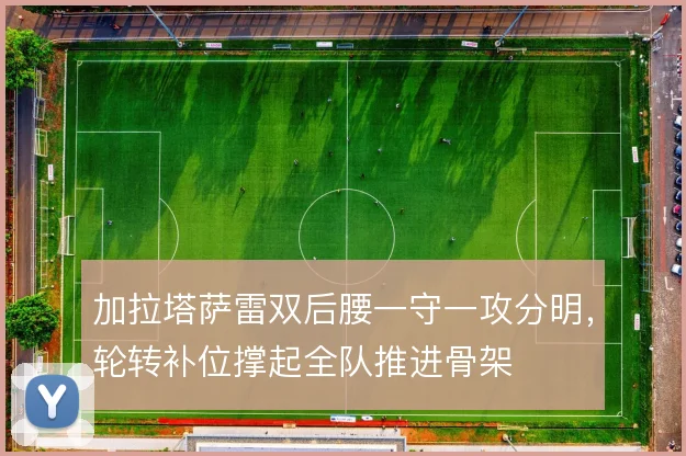 加拉塔萨雷双后腰一守一攻分明，轮转补位撑起全队推进骨架